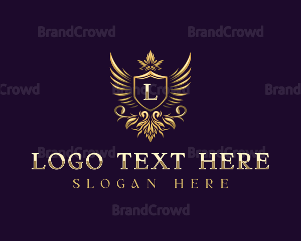 Luxury Crown Crest Logo