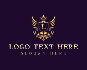 Luxury Crown Crest logo design