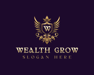 Luxury Crown Crest logo design