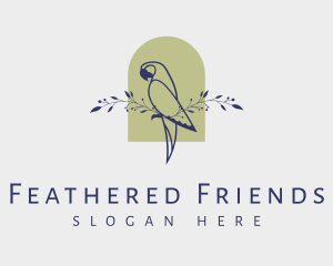 Natural Bird Sanctuary logo design