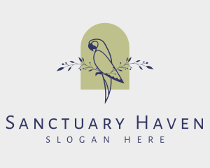 Natural Bird Sanctuary logo design