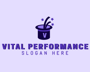 Performance - Entertainment Magic Hat logo design