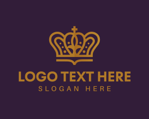 Liege - Kingdom Monarch Crown logo design