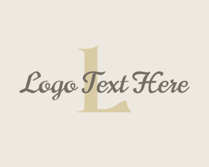 Expensive - Cursive Elegant Business logo design