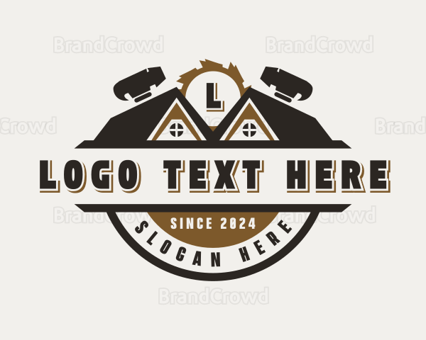 Roofing Handyman Carpentry Logo