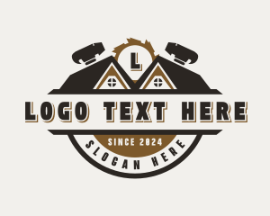 Remodeling - Roofing Handyman Carpentry logo design