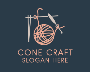 Crochet Thread Yarn  logo design