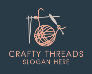 Crochet Thread Yarn  logo design