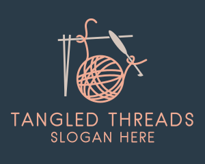 Crochet Thread Yarn  logo design