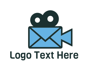 Message - Mail Envelope Film logo design