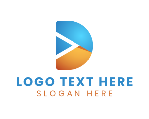 Website - Creative Business Letter D logo design