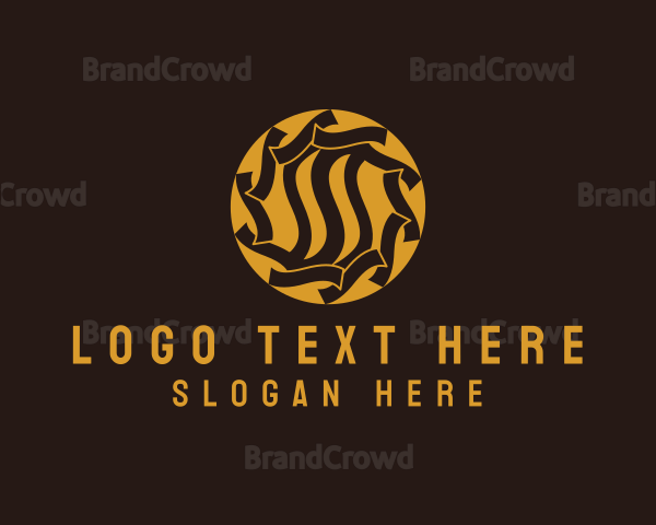 Ornamental Decor Coin Logo