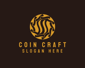 Ornamental Decor Coin logo design