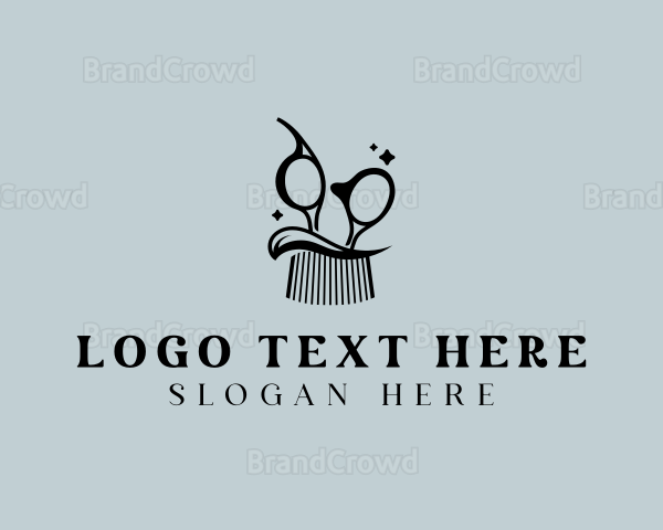 Haircut Barber Grooming Logo