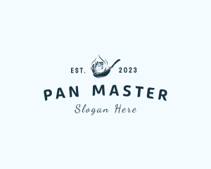 Frying Pan Cooking Restaurant logo design