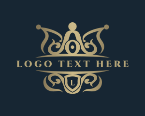 Ornate - Luxury Crown Crest logo design