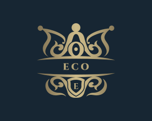 Luxury Crown Crest Logo