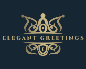 Luxury Crown Crest logo design