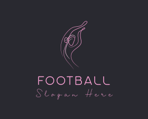 Pink - Pink Feminine Stretching logo design