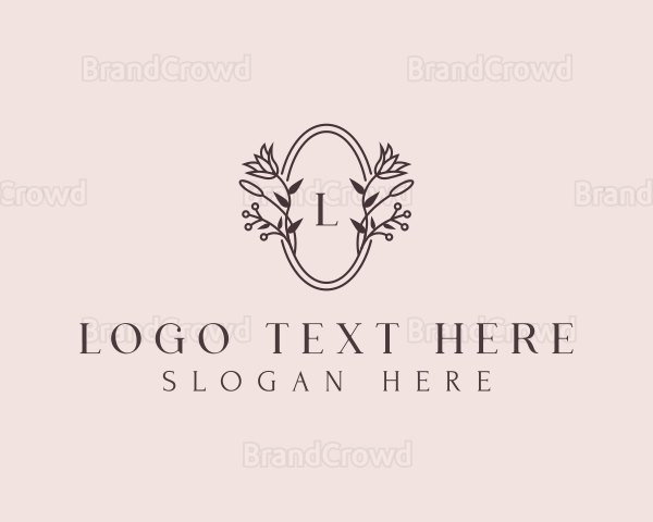 Floral Beauty Ornament Logo