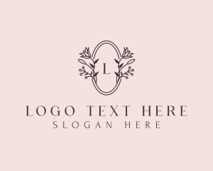 Leaves - Floral Beauty Ornament logo design
