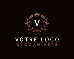 Elegant Wreath Plants Logo