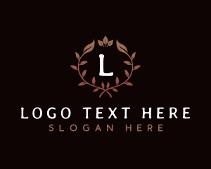 Elegant Wreath Plants Logo