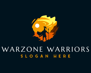 Greek Spartan Warrior logo design