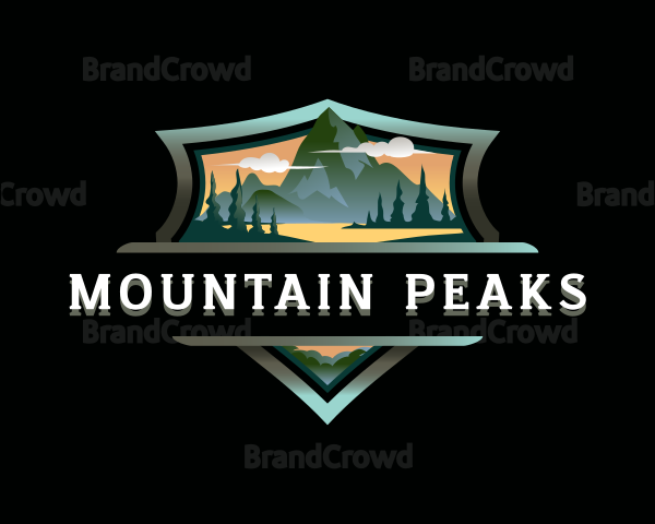 Mountain Adventure Hiking Logo