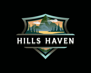 Mountain Adventure Hiking logo design