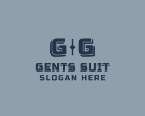 Professional Suit Fashion Designer logo design