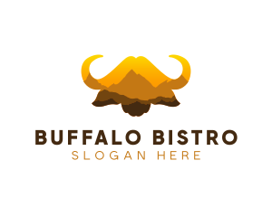 Buffalo - Buffalo Mountain Camping logo design