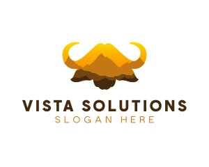 Vista - Buffalo Mountain Camping logo design