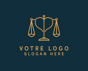 Law Office - Heart Justice Law logo design