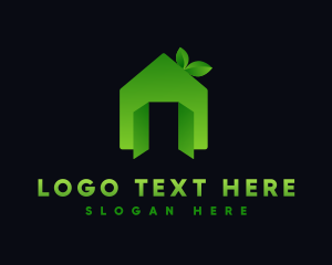 Plant - Gradient Eco Greenhouse logo design