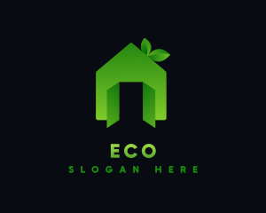 Gradient Eco Greenhouse logo design