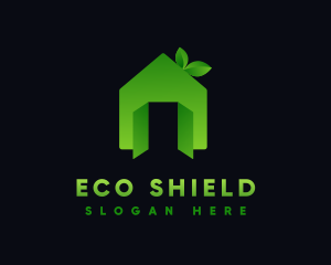 Gradient Eco Greenhouse logo design