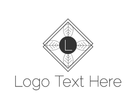 Letter - Nature Minimalist Letter logo design