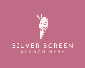 Ice Cream Gelato Dessert Logo