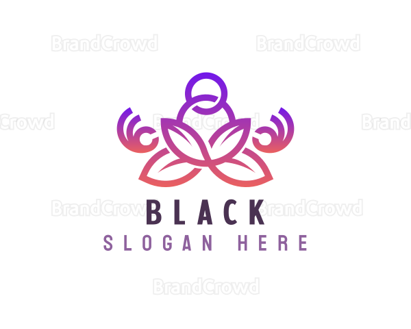 Yoga Spa Wellness Logo