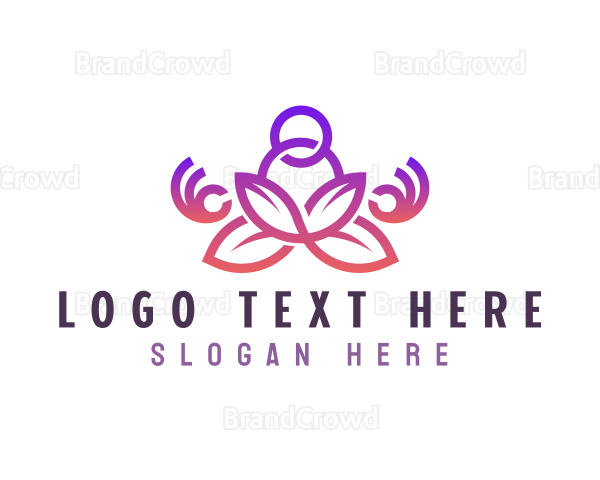 Yoga Spa Wellness Logo