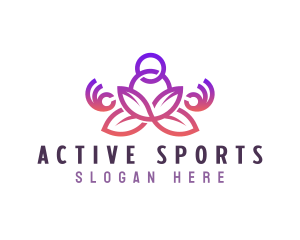 Yoga Spa Wellness Logo