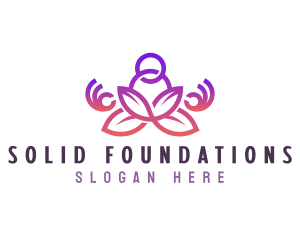 Yoga Spa Wellness Logo