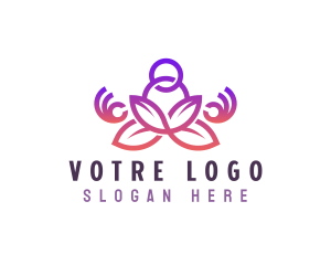 Yoga Spa Wellness Logo