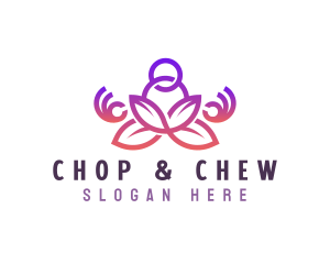 Yoga Spa Wellness Logo