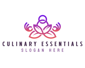 Yoga Spa Wellness logo design