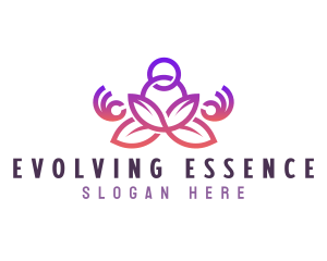 Yoga Spa Wellness logo design