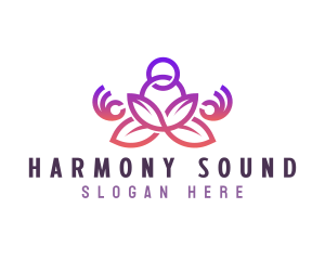 Aroma - Yoga Spa Wellness logo design