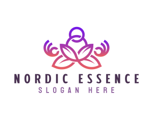 Yoga Spa Wellness logo design