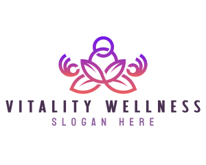 Yoga Spa Wellness logo design